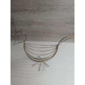 1950's Metal Egg or Fruit Basket (Ravenware ?)